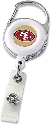 WHOLESALE SAN FRANCISCO 49ERS DELUXE CLIP BADGE REEL