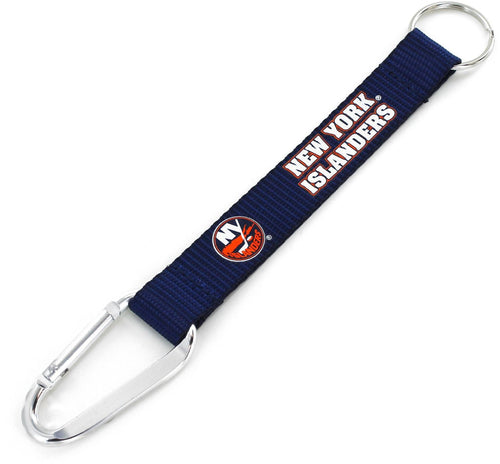 WHOLESALE NEW YORK ISLANDERS (BLUE) CARABINER LANYARD KEYCHAIN