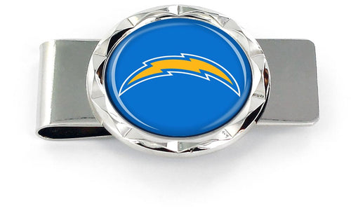 WHOLESALE LOS ANGELES CHARGERS DIAMOND CUT MONEY CLIP