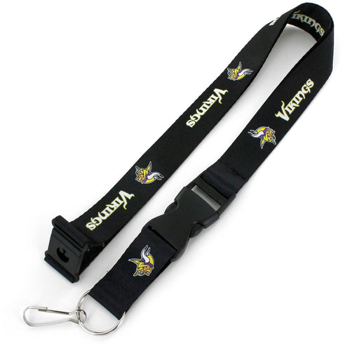 MINNESOTA VIKINGS (BLACK) TEAM LANYARD