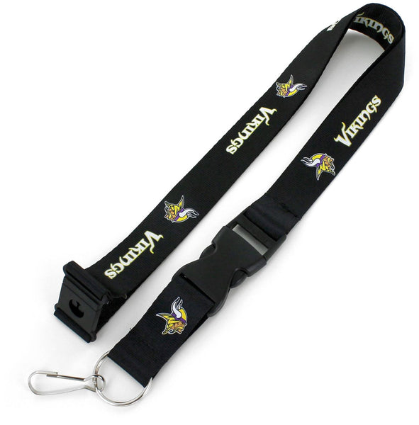MINNESOTA VIKINGS (BLACK) TEAM LANYARD