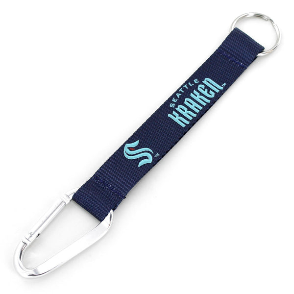 WHOLESALE SEATTLE KRAKEN (NAVY) CARABINER LANYARD KEYCHAIN