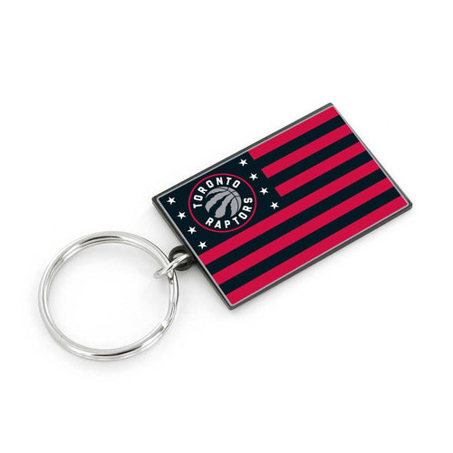 TORONTO RAPTORS AMERICANA FLAG KEYCHAIN