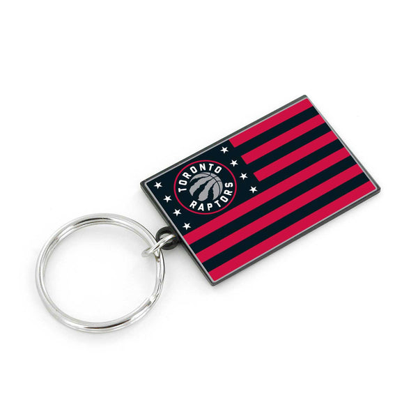 TORONTO RAPTORS AMERICANA FLAG KEYCHAIN