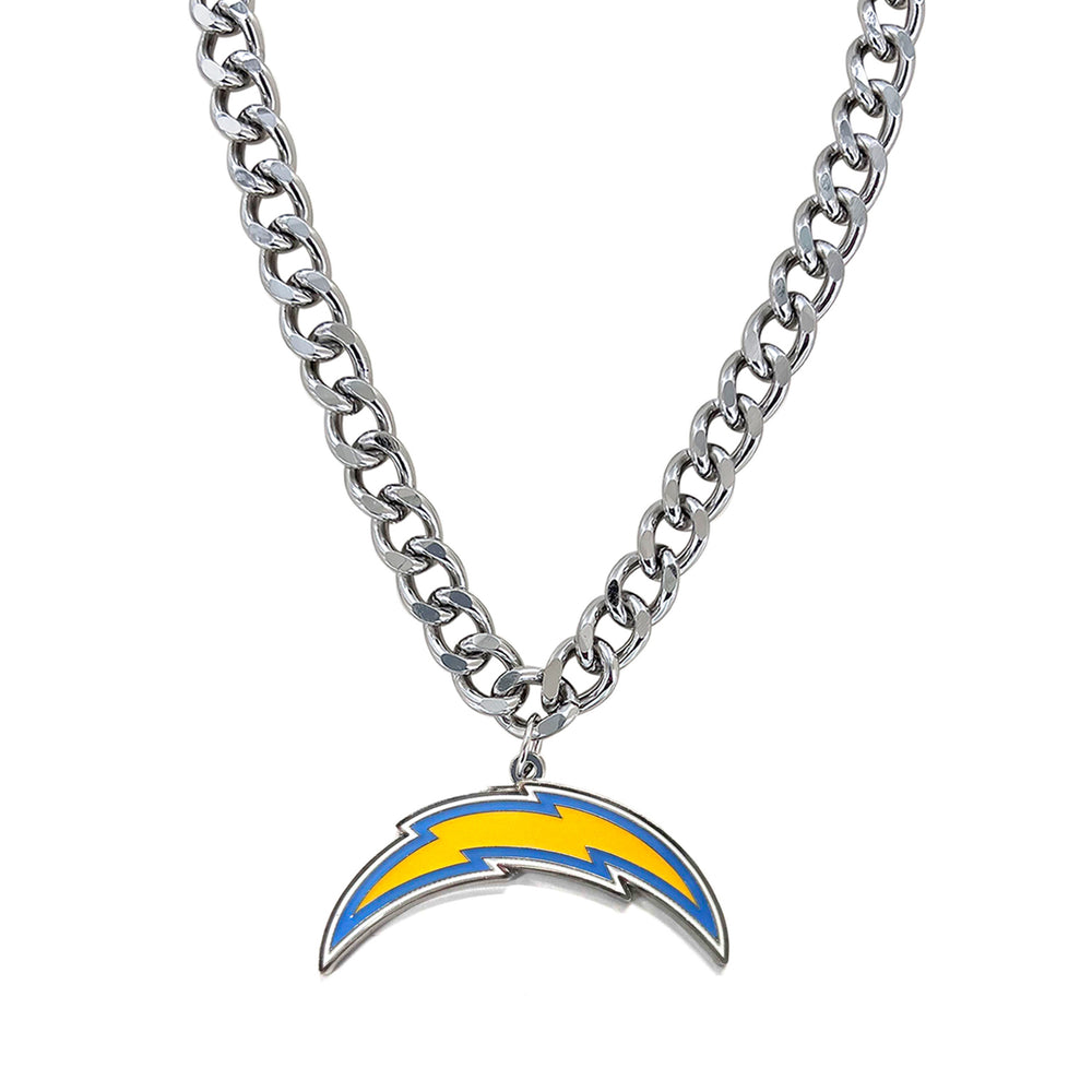WHOLESALE LOS ANGELES CHARGERS HEAVYWEIGHT TEAM LOGO NECKLACE