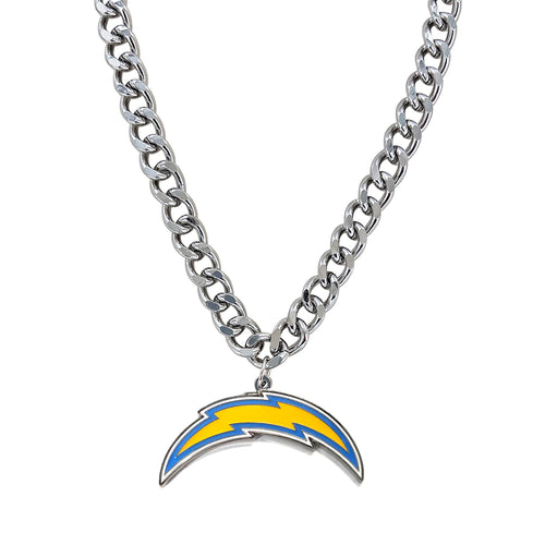 WHOLESALE LOS ANGELES CHARGERS HEAVYWEIGHT TEAM LOGO NECKLACE