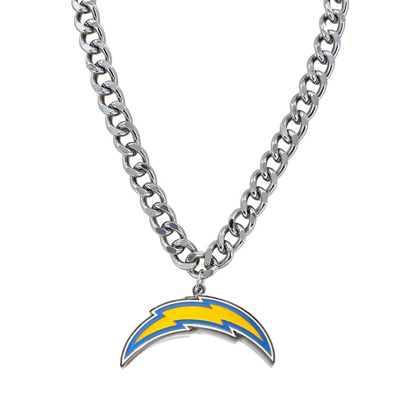 WHOLESALE LOS ANGELES CHARGERS HEAVYWEIGHT TEAM LOGO NECKLACE