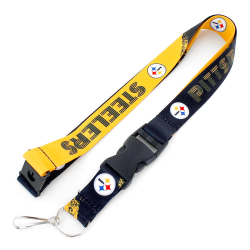 WHOLESALE PITTSBURGH STEELERS CROSSFADE LANYARD