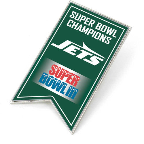 WHOLESALE NEW YORK JETS CHAMPIONSHIP BANNER PIN (SP)