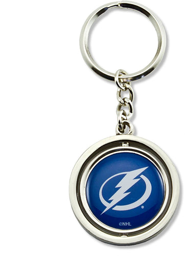 WHOLESALE TAMPA BAY LIGHTNING SPINNING KEYCHAIN