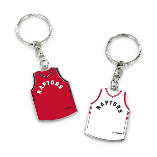 TORONTO RAPTORS REVERSIBLE HOME/AWAY JERSEY KEYCHAIN