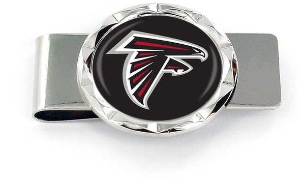 WHOLESALE ATLANTA FALCONS DIAMOND CUT MONEY CLIP