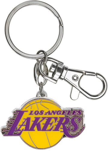 WHOLESALE LOS ANGELES LAKERS TEAM LOGO HEAVYWEIGHT KEYCHAIN