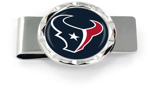 WHOLESALE HOUSTON TEXANS DIAMOND CUT MONEY CLIP