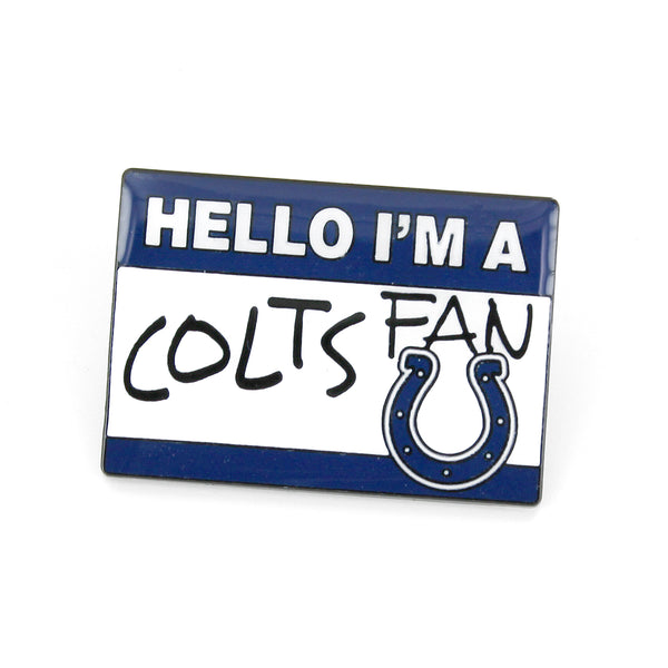 INDIANAPOLIS COLTS NAME TAG PIN