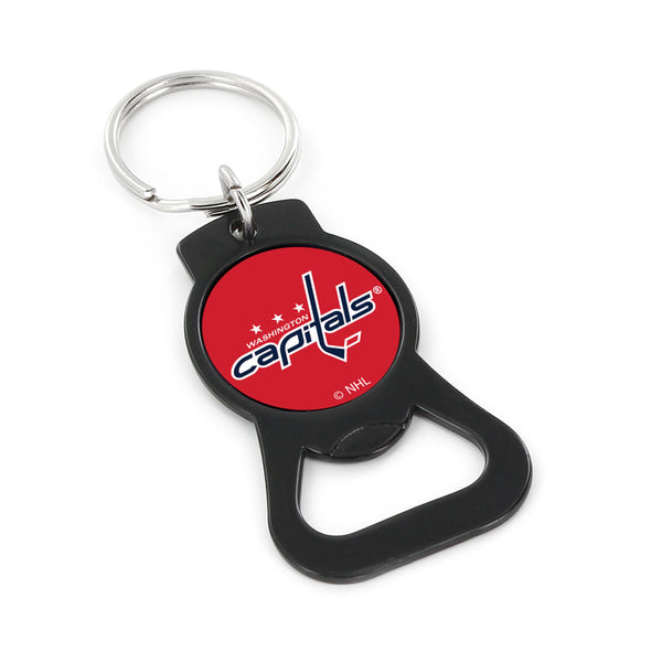 WHOLESALE WASHINGTON CAPITALS (BLACK) BOTTLE OPENER KEYCHAIN