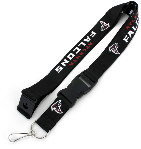 WHOLESALE ATLANTA FALCONS (BLACK) TEAM LANYARD