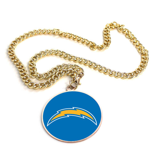 LOS ANGELES CHARGERS (GOLD) TEAM EMBLEM NECKLACE
