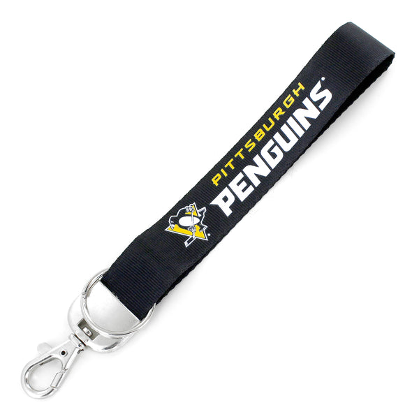 WHOLESALE PITTSBURGH PENGUINS DELUXE WRISTLET KEYCHAIN