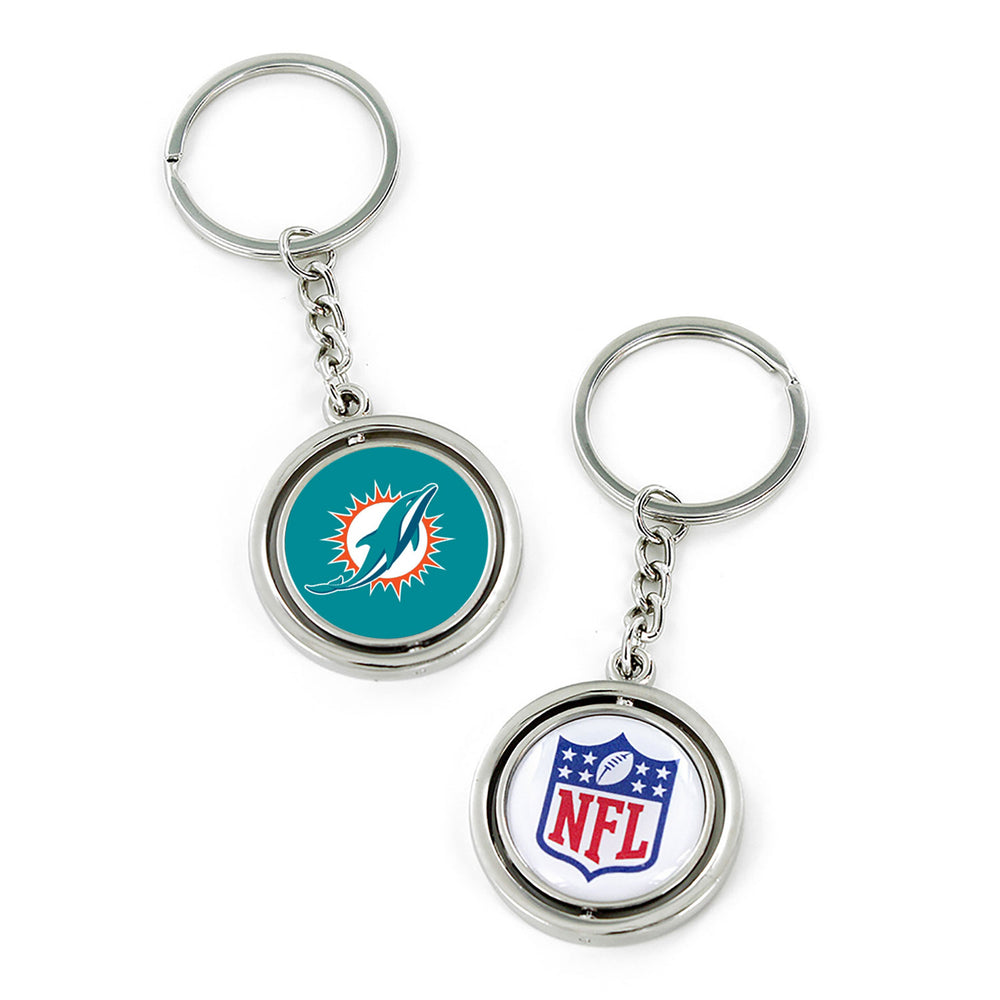 WHOLESALE MIAMI DOLPHINS SPINNING KEYCHAIN