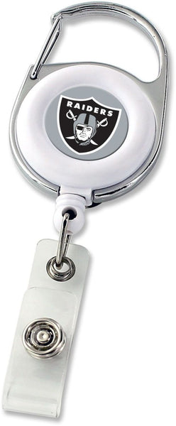 WHOLESALE LAS VEGAS RAIDERS DELUXE CLIP BADGE REEL