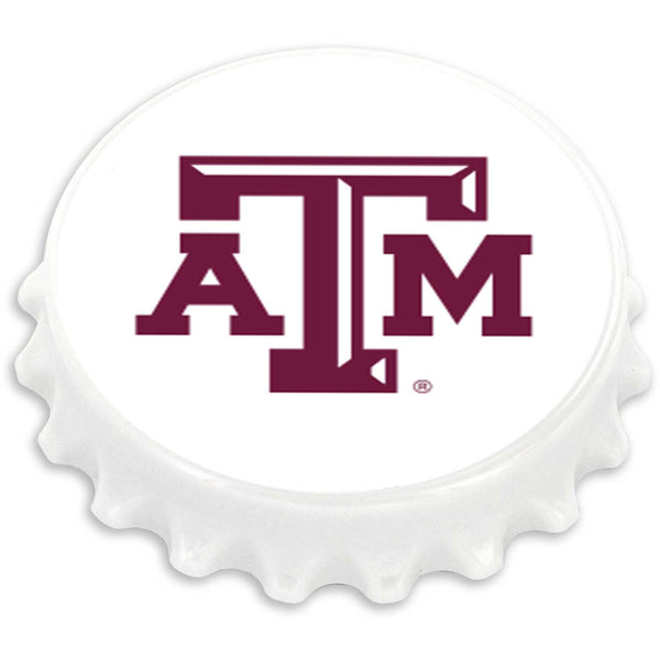 WHOLESALE TEXAS A&M AGGIES GIANT BOTTLE CAP BOTTLE/CAN OPENER/MAGNET (OC)