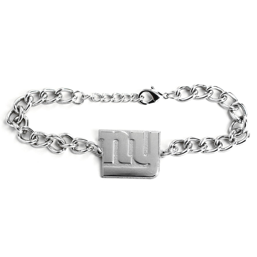 WHOLESALE NEW YORK GIANTS CHAIN LINK LOGO BRACELET