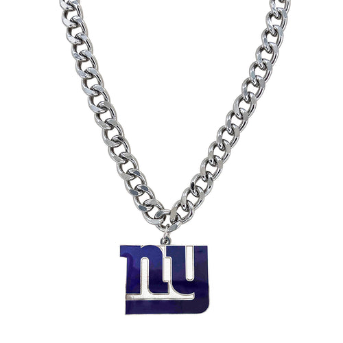 WHOLESALE NEW YORK GIANTS HEAVYWEIGHT TEAM LOGO NECKLACE