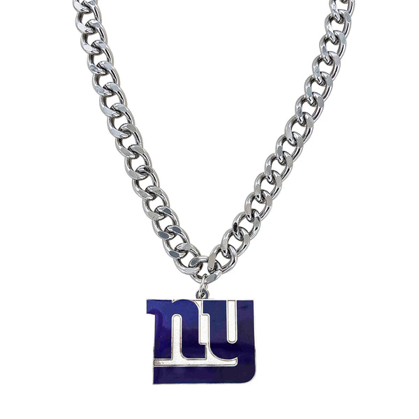 WHOLESALE NEW YORK GIANTS HEAVYWEIGHT TEAM LOGO NECKLACE