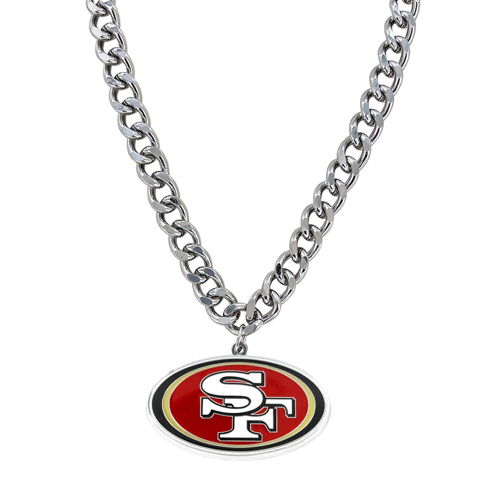 WHOLESALE SAN FRANCISCO 49ERS HEAVYWEIGHT TEAM LOGO NECKLACE