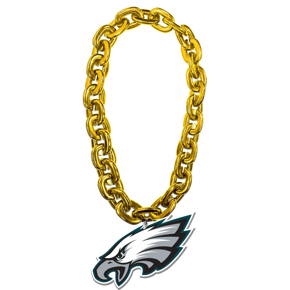 PHILADELPHIA EAGLES HEAD (GOLD) FAN CHAIN