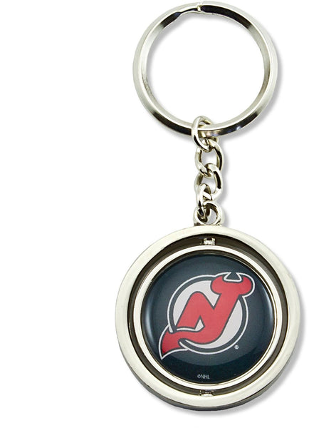 WHOLESALE NEW JERSEY DEVILS SPINNING KEYCHAIN
