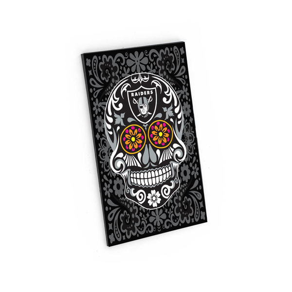 WHOLESALE LAS VEGAS RAIDERS SUGAR SKULL PATTERN MAGNET