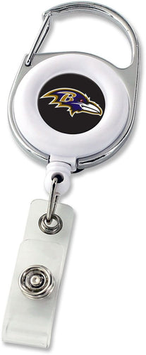 WHOLESALE BALTIMORE RAVENS DELUXE CLIP BADGE REEL