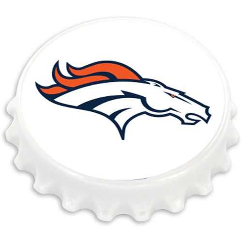 WHOLESALE DENVER BRONCOS BOTTLE CAP BOTTLE OPENER MAGNET (OC)