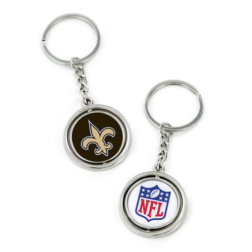 NEW ORLEANS SAINTS SPINNING KEYCHAIN