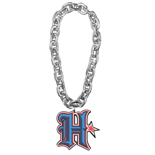WHOLESALE HOUSTON TEXANS 'H' LOGO (SILVER) FAN CHAIN