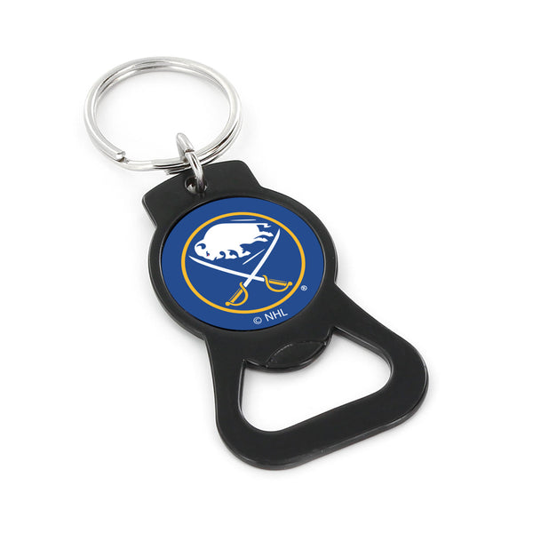 WHOLESALE BUFFALO SABRES (BLACK) BOTTLE OPENER KEYCHAIN