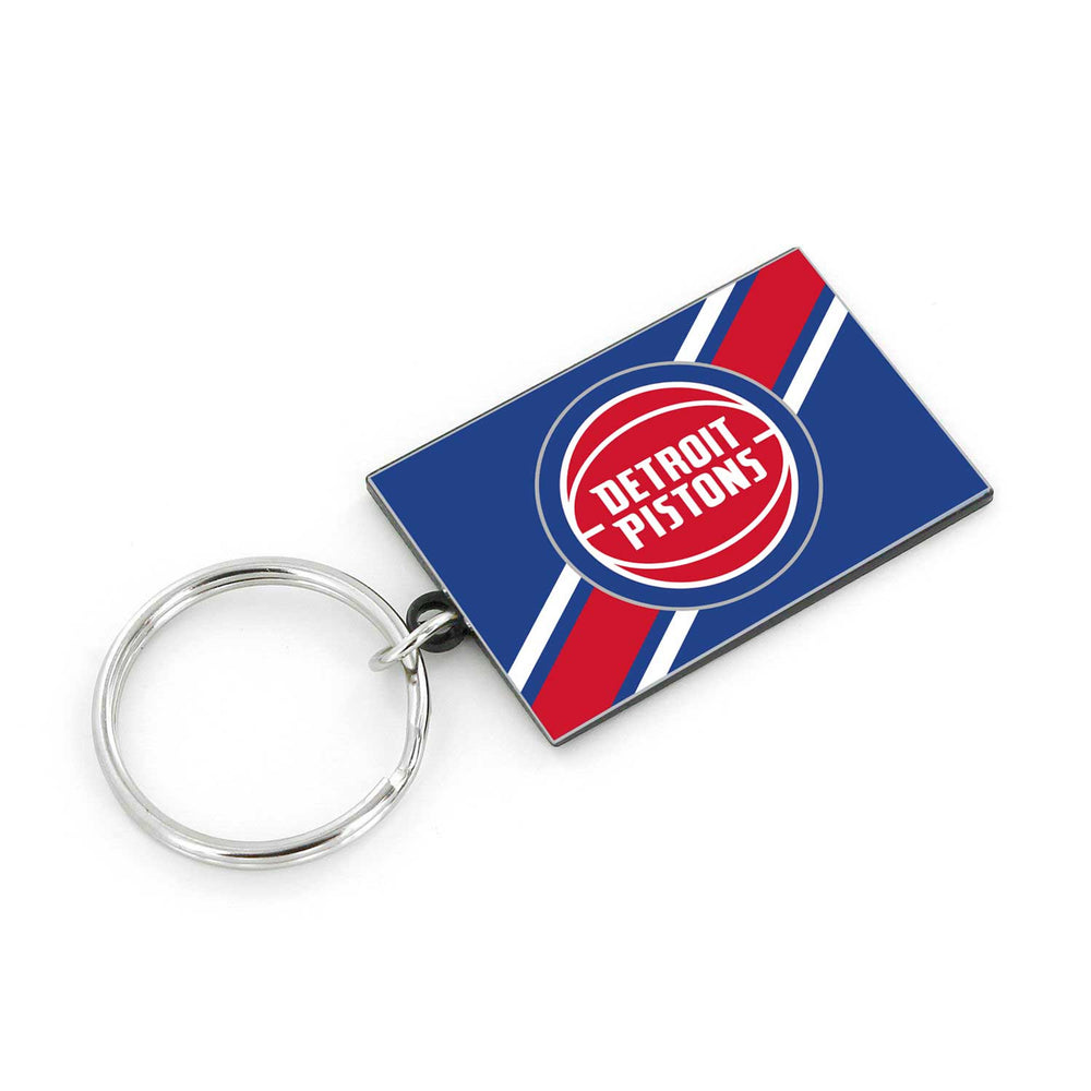 WHOLESALE DETROIT PISTONS STRIPED KEYCHAIN