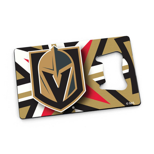 LAS VEGAS GOLDEN KNIGHTS CREDIT CARD BOTTLE OPENER MAGNET