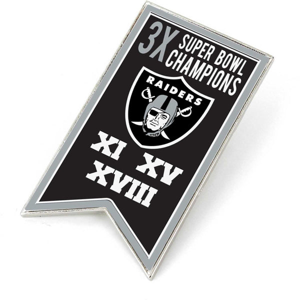 WHOLESALE LAS VEGAS RAIDERS CHAMPIONSHIP BANNER PIN (SP)
