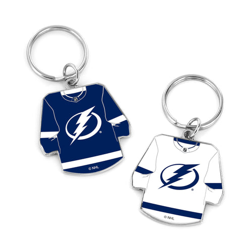 WHOLESALE TAMPA BAY LIGHTNING REVERSIBLE HOME/AWAY JERSEY KEYCHAIN