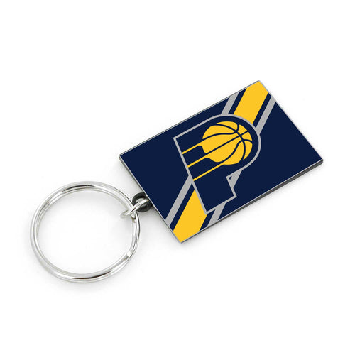 WHOLESALE INDIANA PACERS STRIPED KEYCHAIN