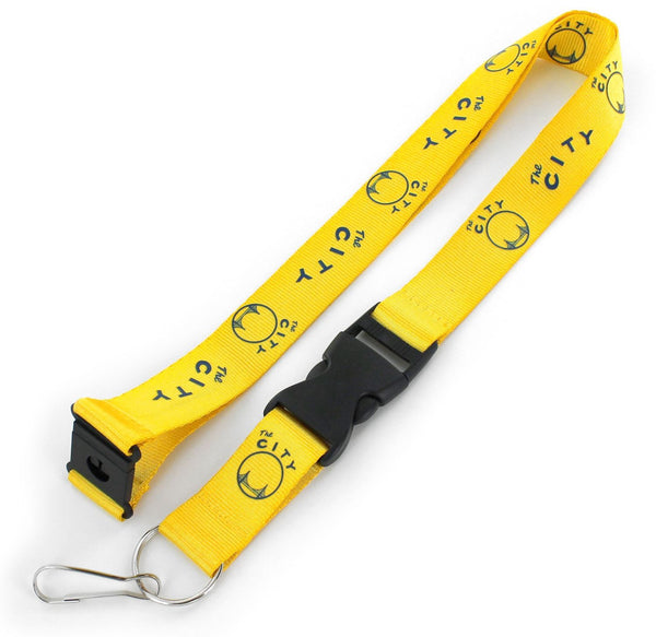 WHOLESALE GOLDEN STATE WARRIORS RETRO THE CITY LOGO (GOLD) TEAM LANYARD