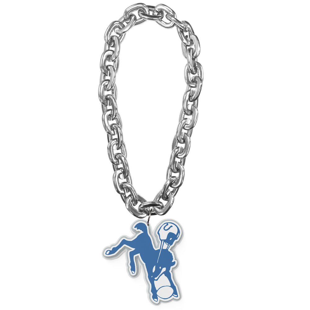 WHOLESALE INDIANAPOLIS COLTS (SILVER) "COLT" THROWBACK FAN CHAIN