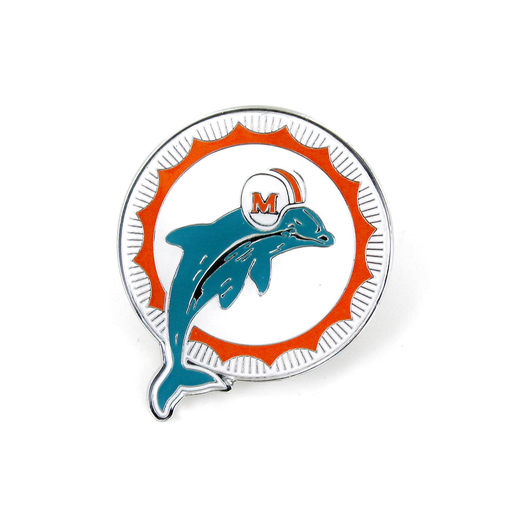 WHOLESALE MIAMI DOLPHINS THROWBACK LOGO PIN
