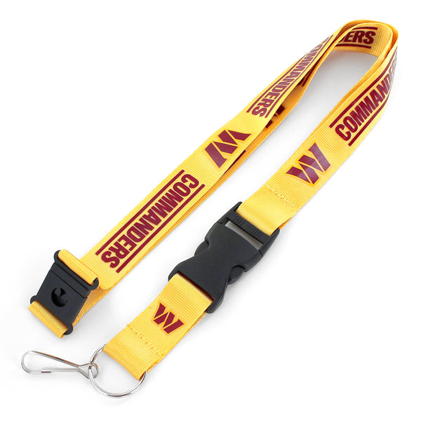 WASHINGTON COMMANDERS (YELLOW) TEAM LANYARD