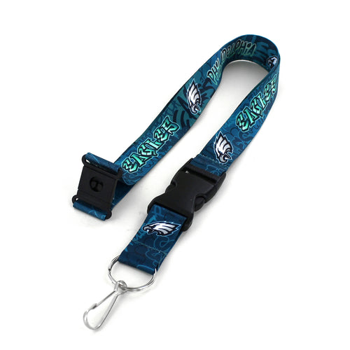 WHOLESALE PHILADELPHIA EAGLES GRAFFITI LANYARD
