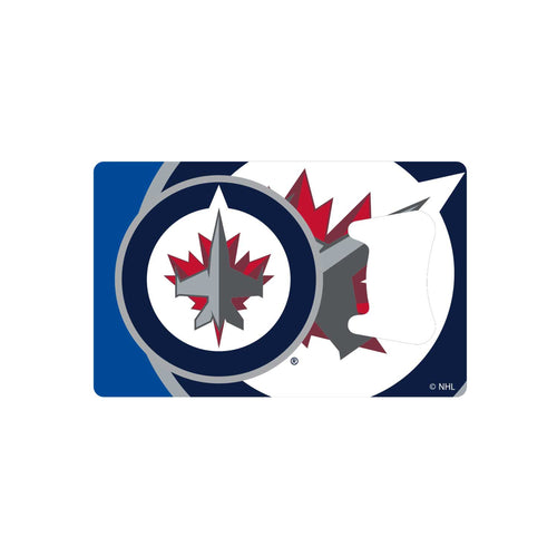 WHOLESALE WINNIPEG JETS CREDIT CARD BOTTLE OPENER MAGNET