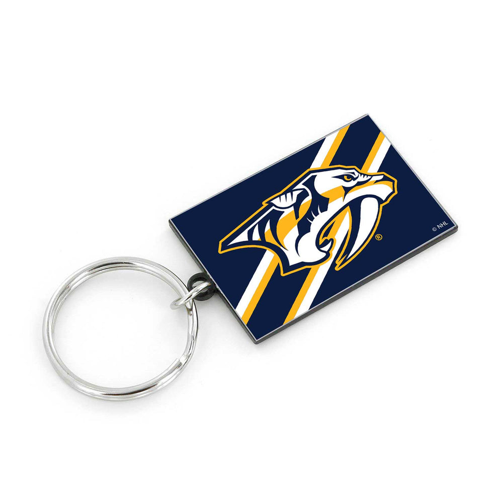 WHOLESALE NASHVILLE PREDATORS STRIPED KEYCHAIN